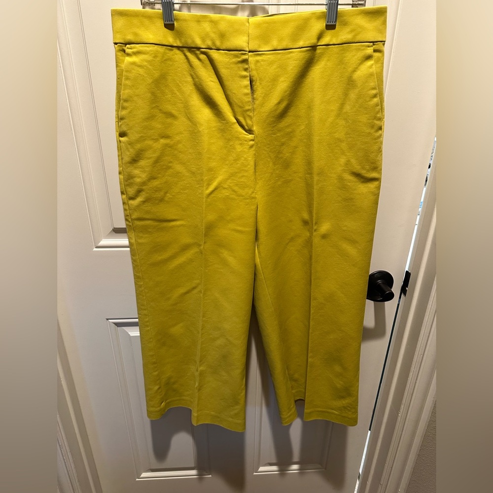 Loft Cropped Wide-Leg Pants
